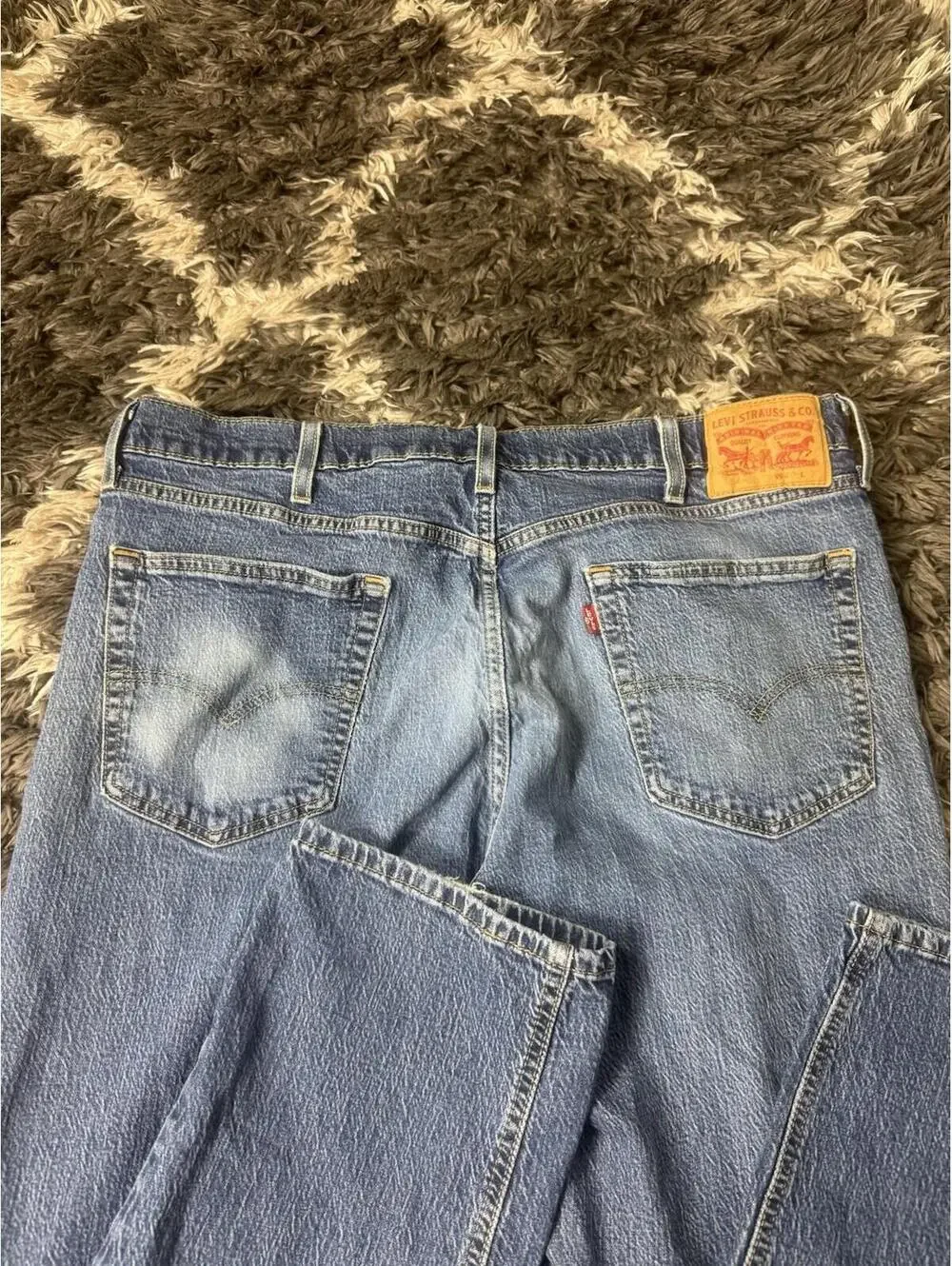 Levi's Men's 541 Athletic Taper Fit Straight Leg Blue Denim Jeans W40 L32